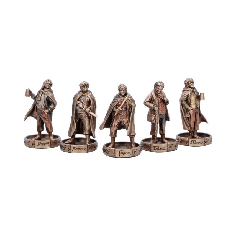 LE SEIGNEUR DES ANNEAUX - Hobbits de la Comté - Set 5 Statuette 7cm
