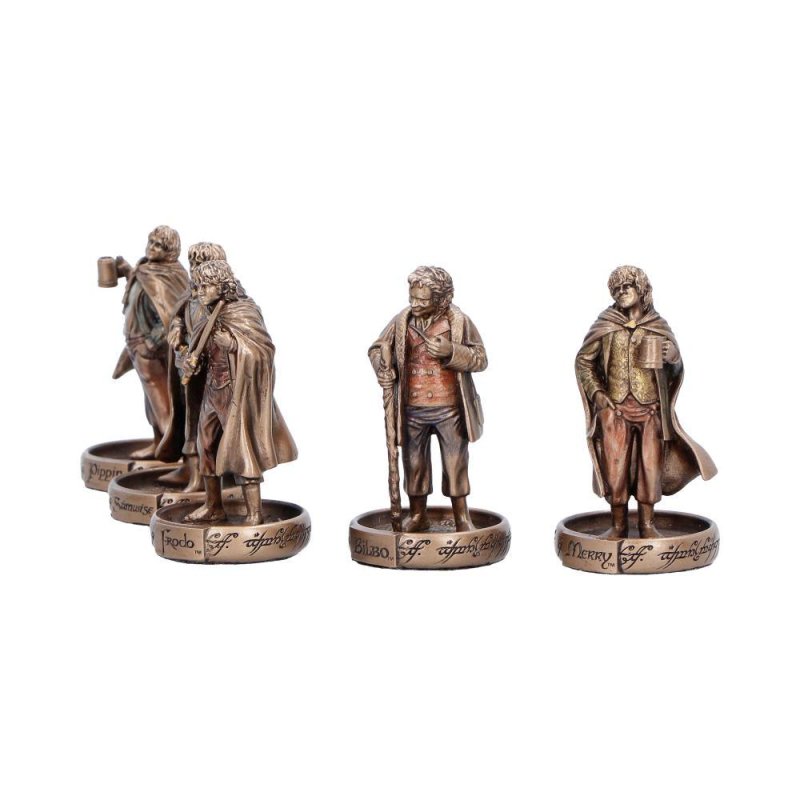 LE SEIGNEUR DES ANNEAUX - Hobbits de la Comté - Set 5 Statuette 7cm
