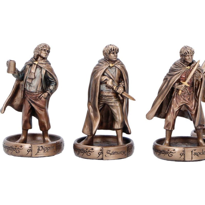 LE SEIGNEUR DES ANNEAUX - Hobbits de la Comté - Set 5 Statuette 7cm
