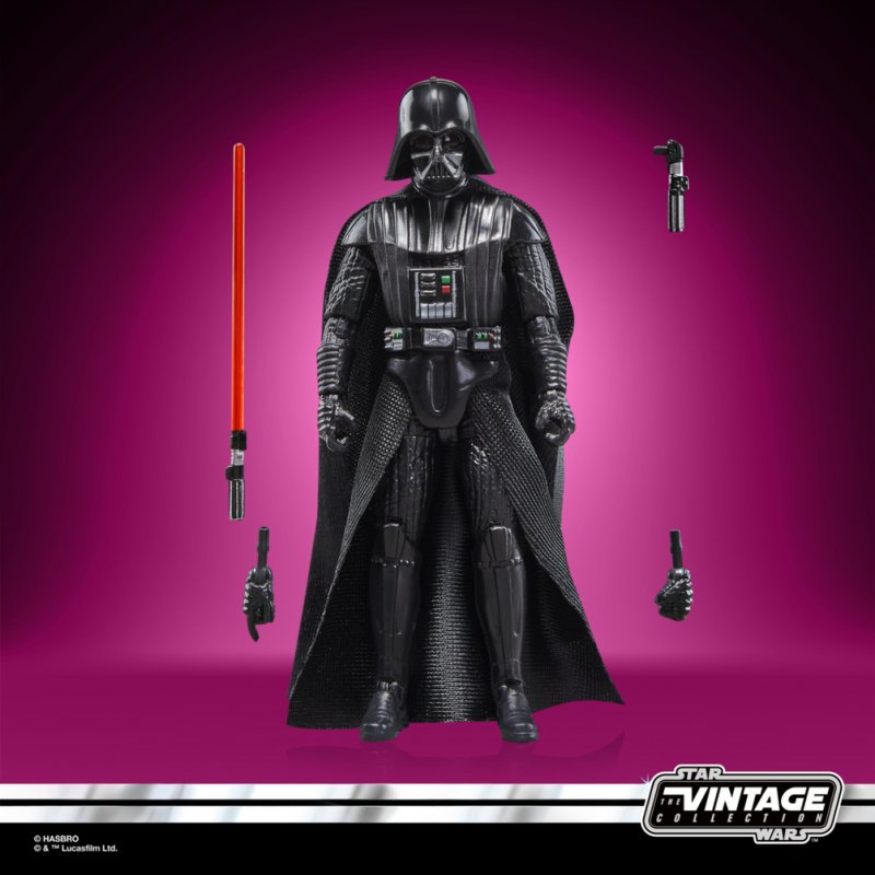 STAR WARS - Dark Vador avec Tie avancé - Figurine Vintage Coll. 10cm