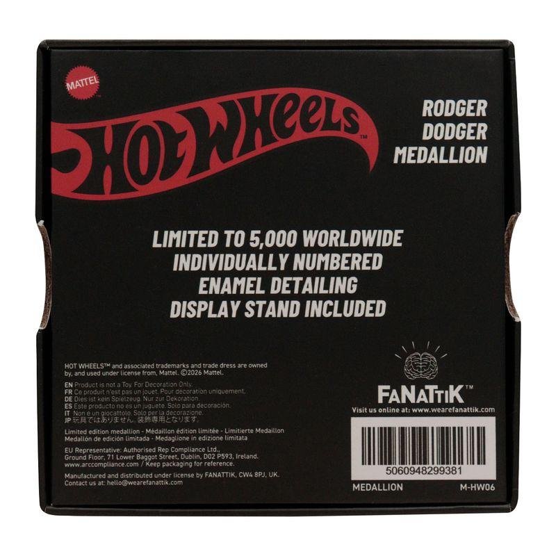 HOT WHEELS - Rodger Dodger - Médaillon Edition Limitée
