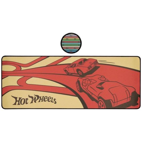 HOT WHEELS - Tapis de Bureau XL 1 Sous-Verre