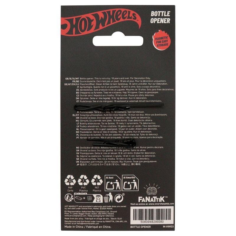 HOT WHEELS - Piston - Ouvre-Bouteille Edition Limitée