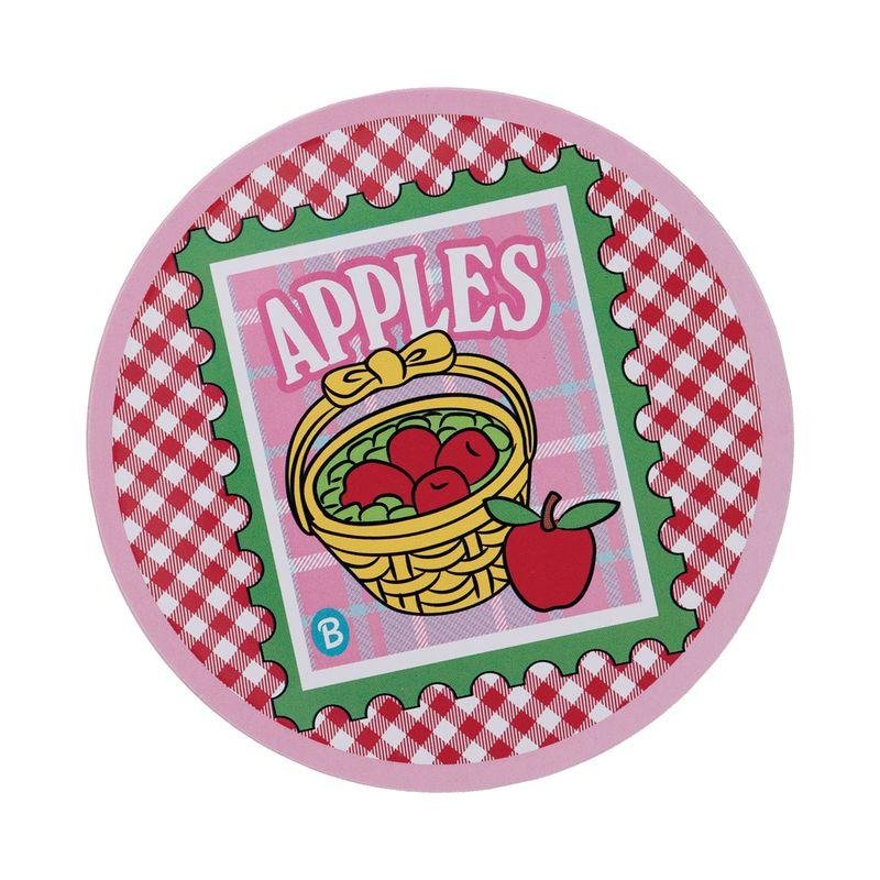 BARBIE - 4 Dessous de Verres Gravés en Métal