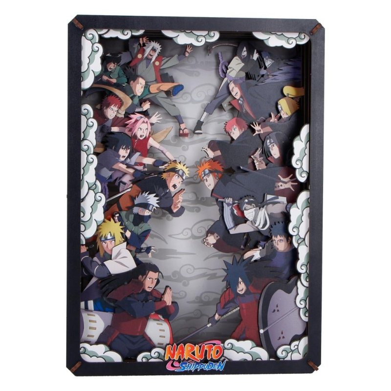 NARUTO - Combat - Théatre en bois (Large)