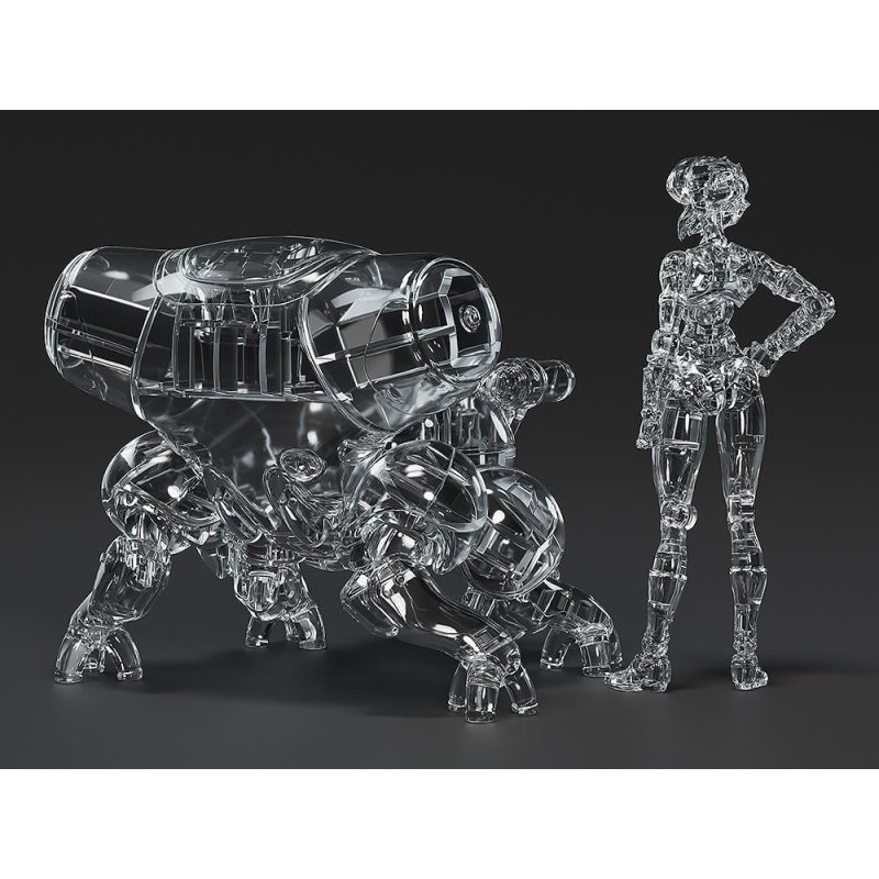 GHOST IN THE SHELL - Kusanagi & Fuchikoma "B" - Model Kit PLAMAX 8cm