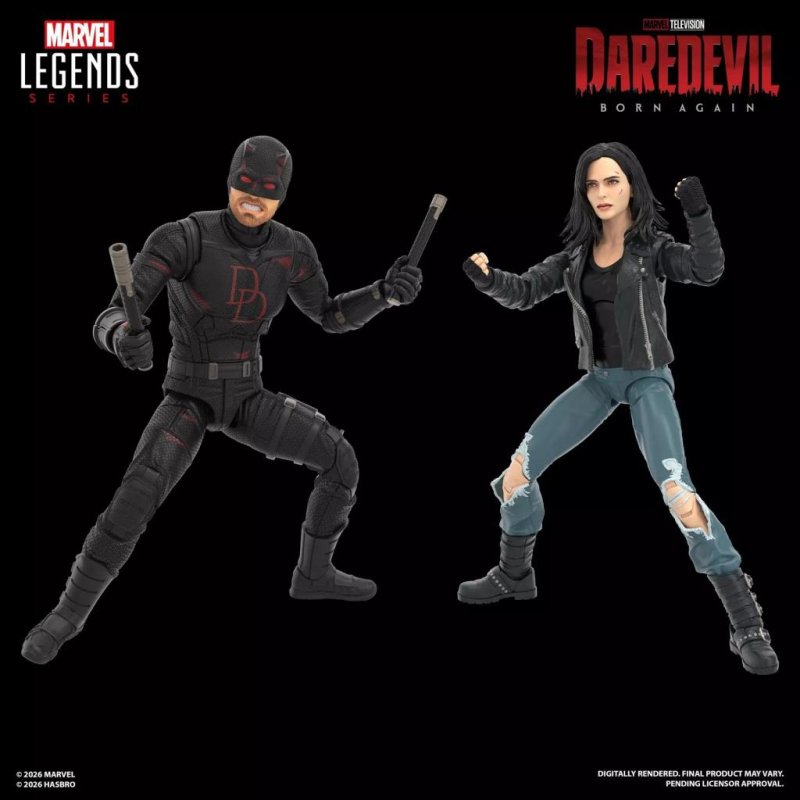 MARVEL - Daredevil & Jessica Jones - Figurine Legend Series 15cm