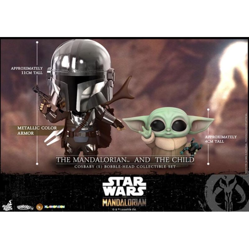 STAR WARS - Cosbaby - Wave 5 - Mandalorian & the Child Set