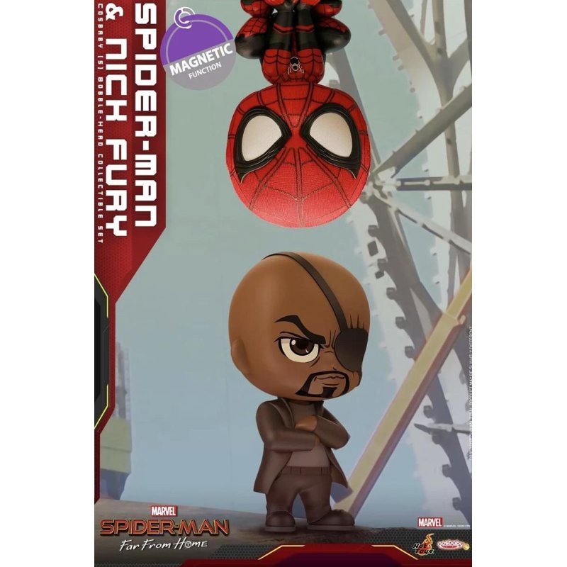 SPIDERMAN - Cosbaby - Wave 4 - Spider-Man & Nick Fury Set