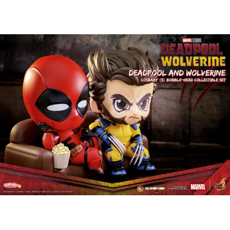 MARVEL - Cosbaby - Wave 4 - Deadpool & Wolverine Set