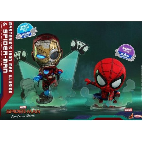 SPIDERMAN - Cosbaby - Wave 3 - Mysterio's Iron Man Illusion & Spider