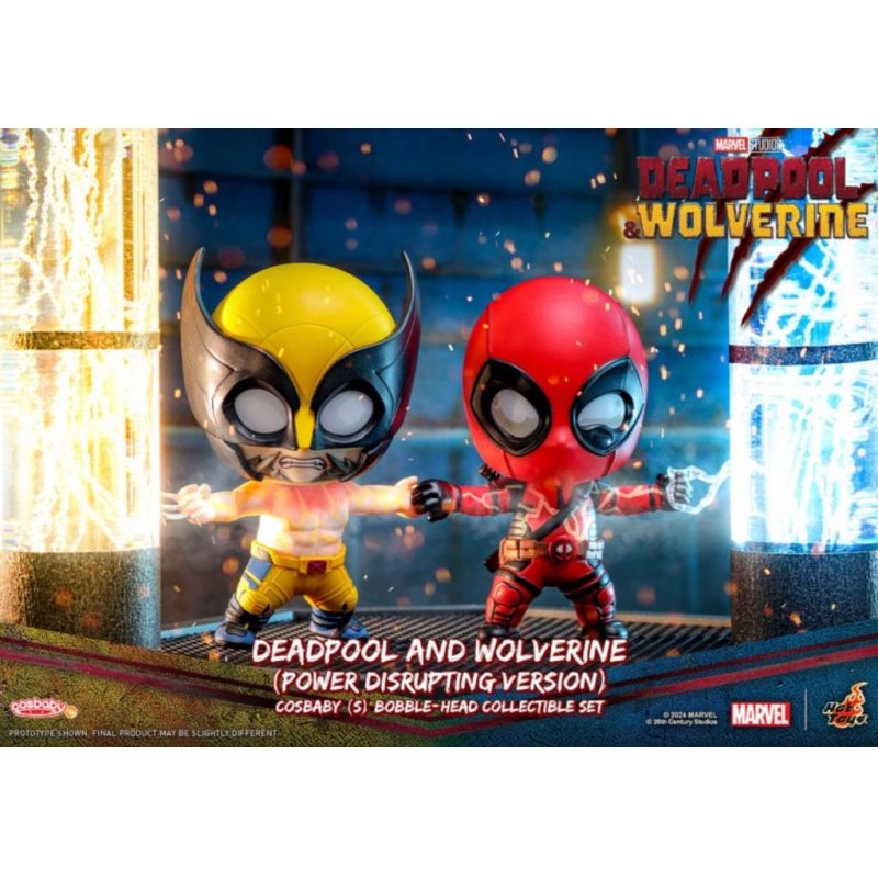 MARVEL - Cosbaby - Wave 3 - Deadpool & Wolverine Power Disrupting