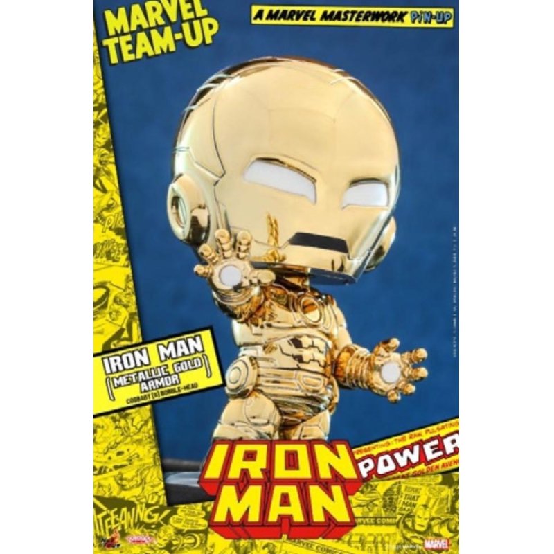 MARVEL - Cosbaby - Wave 2 - Iron Man Metallicv Gold Armor