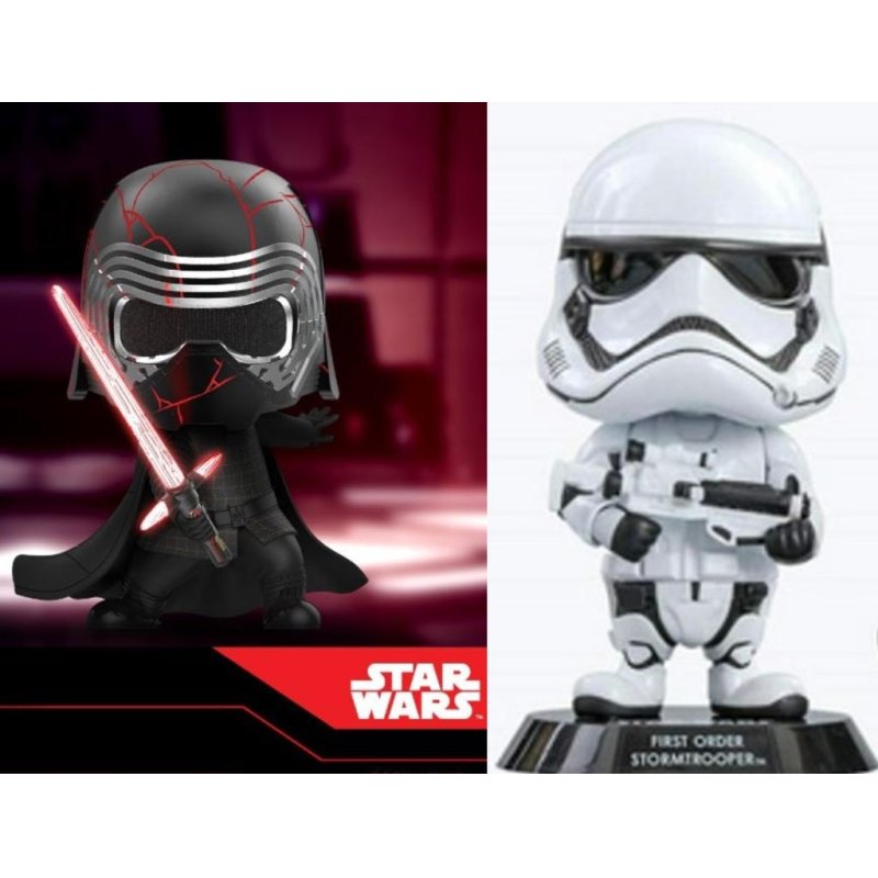 STAR WARS - Cosbaby - Wave 2 - Kylo Ren & First Order Stormtrooper Set