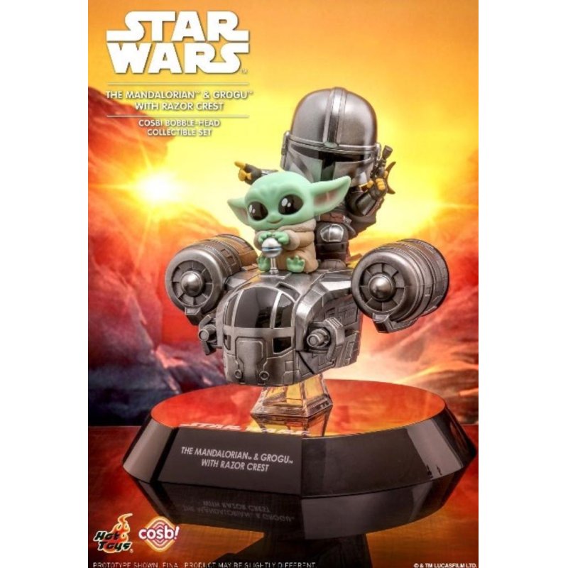 STAR WARS - Cosbaby - Wave 2 - Mandalorian & the Child with Razor
