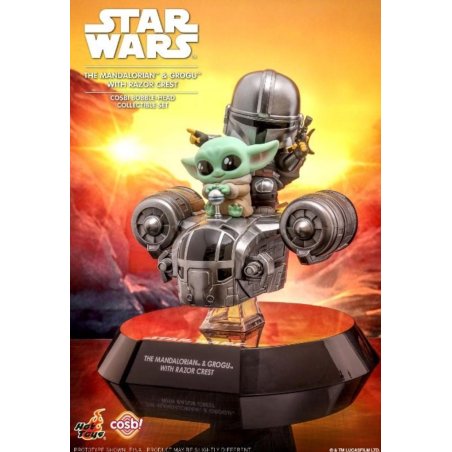 STAR WARS - Cosbaby - Wave 2 - Mandalorian & the Child with Razor