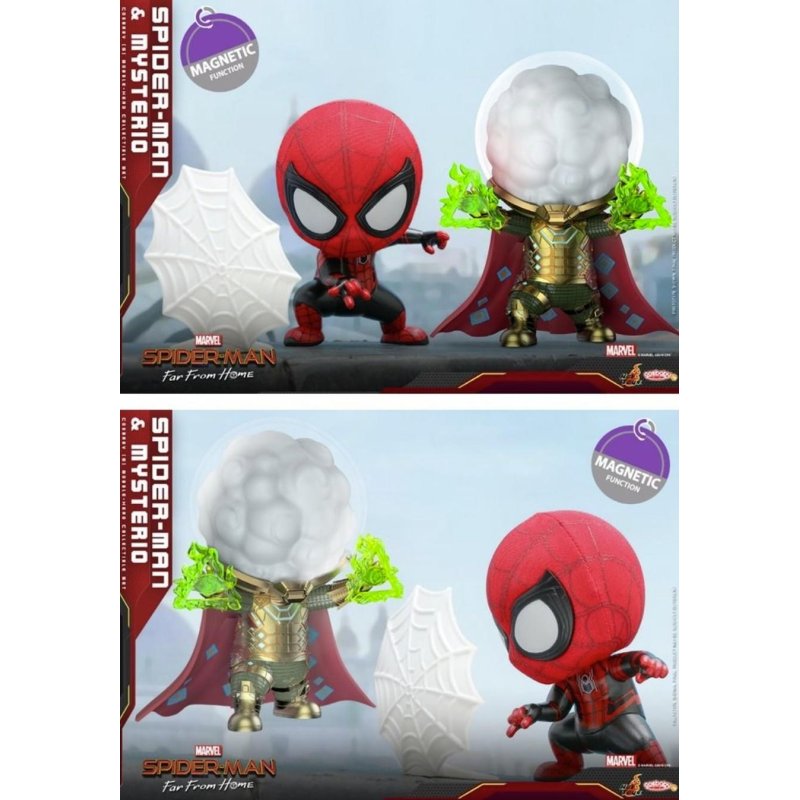 SPIDERMAN - Cosbaby - Wave 1 - Spider-Man and Mysterio Set