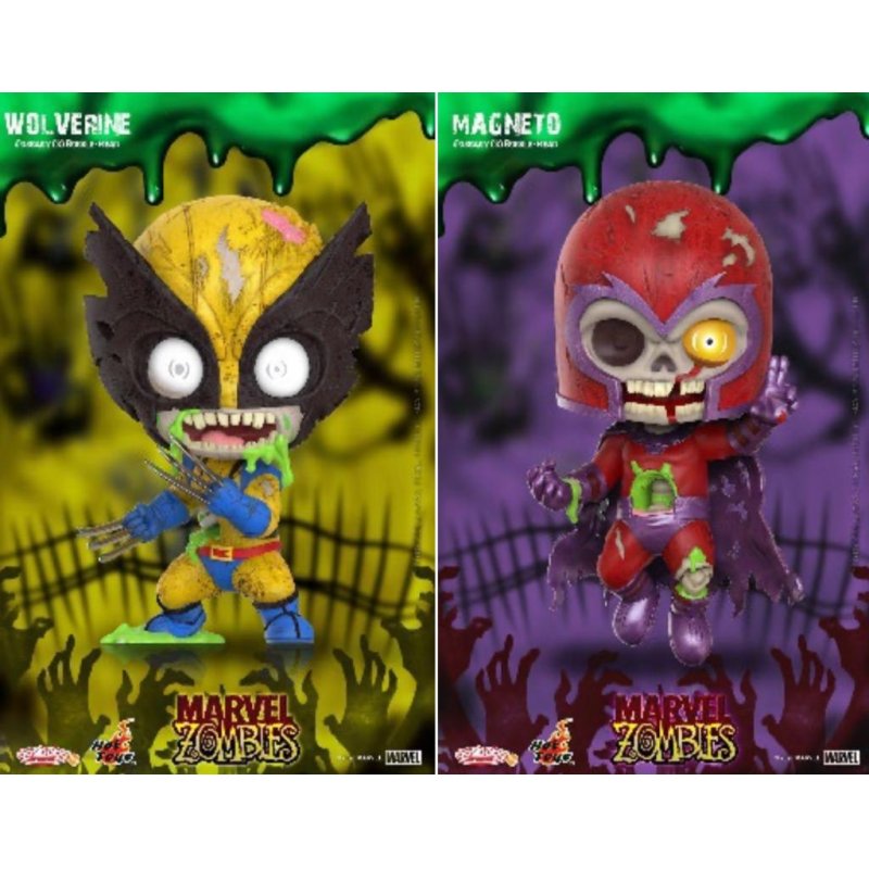 MARVEL - Cosbaby - Wave 1 - Wolverine & Magneto Zombies Set