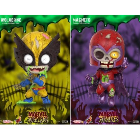 MARVEL - Cosbaby - Wave 1 - Wolverine & Magneto Zombies Set