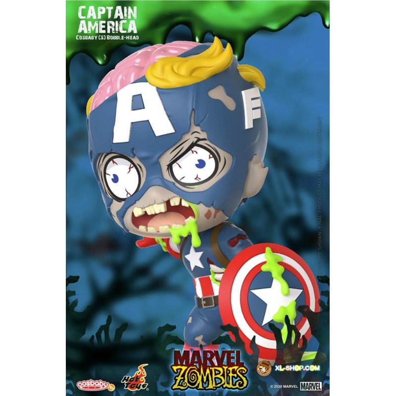MARVEL - Cosbaby - Wave 1 - Captain America Zombie