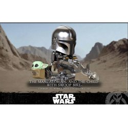 STAR WARS - Cosbaby - Wave 1 - Mandalorian & the Child swoop Bike