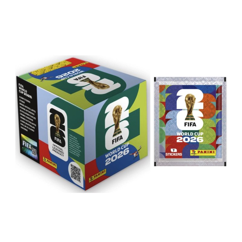 FIFA WORLD CUP 2026 - Panini Display de 50 Pochette 7 Stickers