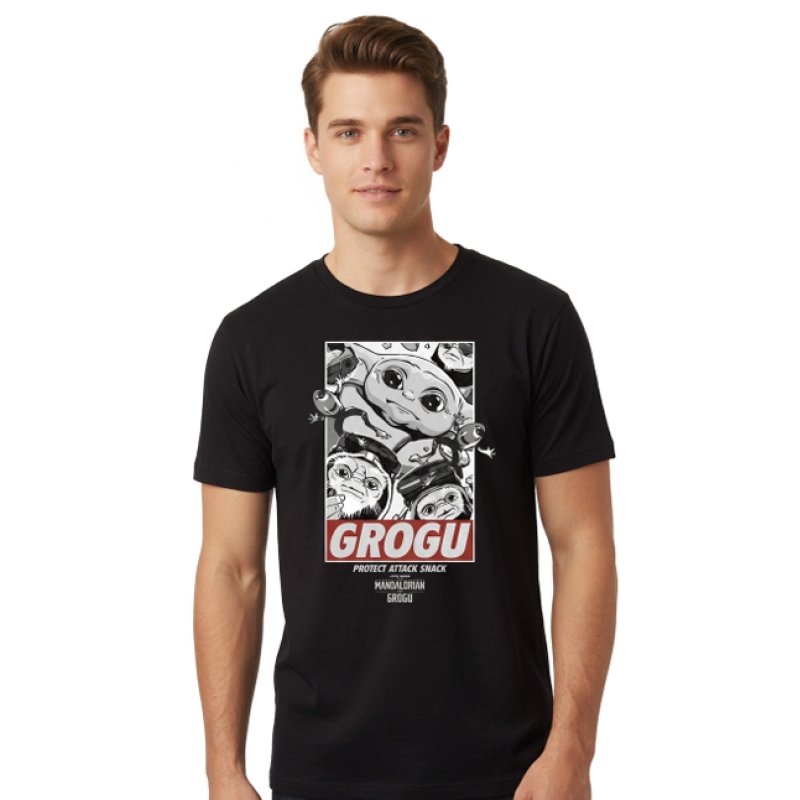 MANDALORIAN & GROGU - Protect Attack Snack - T-Shirt (XXL)