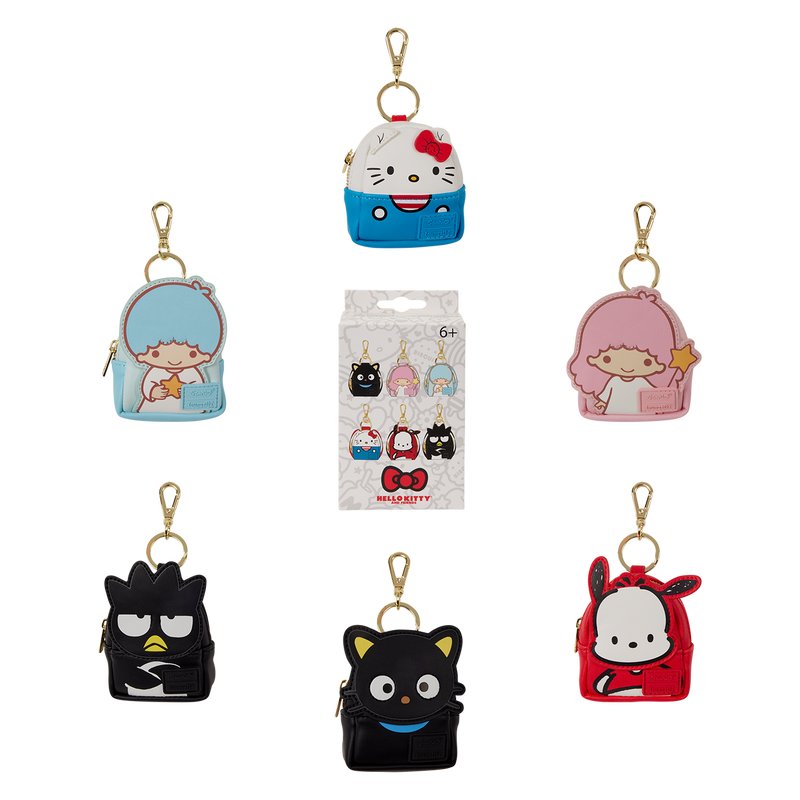HELLO KITTY - Sanrio - Mini Backpack Bag Charm Loungefly Mystery Box