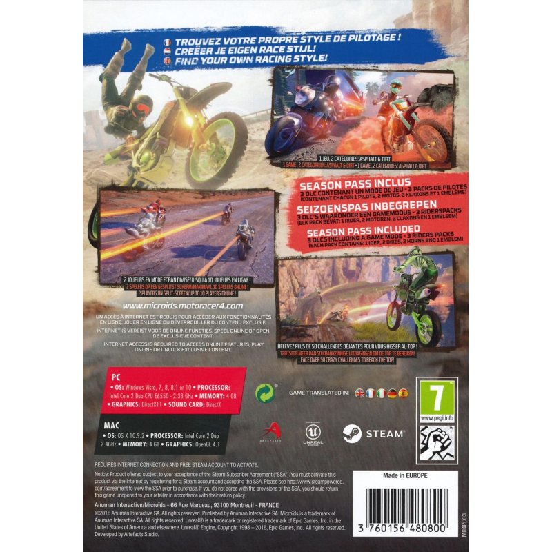 Microids Moto Racer 4 (PC) Standard Multilingual