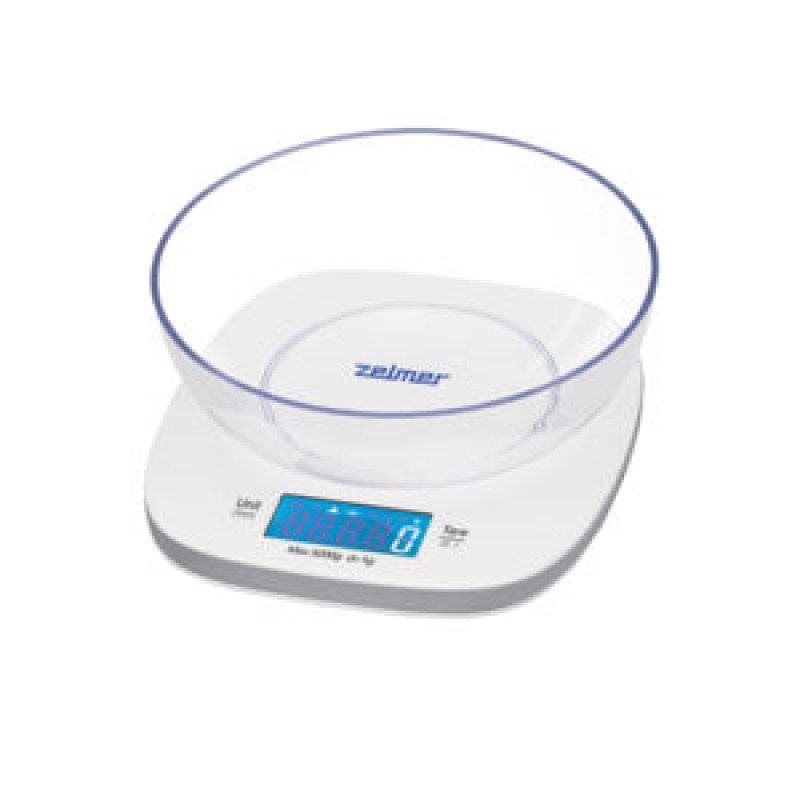 Zelmer ZKS1450 escabeaux de cuisine Blanc Comptoir Carré Balance de ménage électronique
