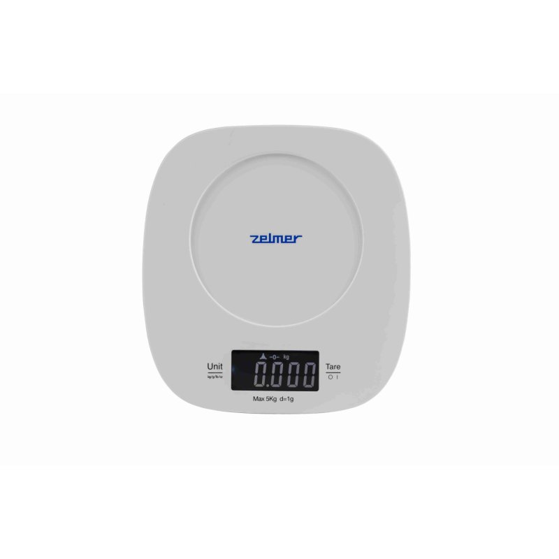 Zelmer ZKS1450 escabeaux de cuisine Blanc Comptoir Carré Balance de ménage électronique