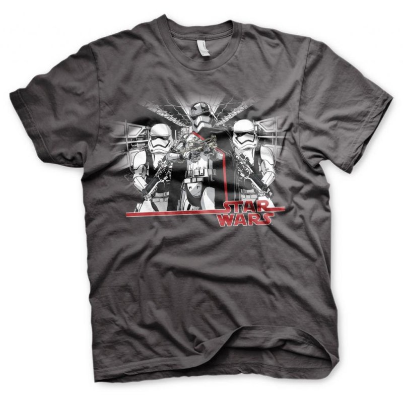 STAR WARS 7 - T-Shirt Captain Phasma - Dark Grey (L)