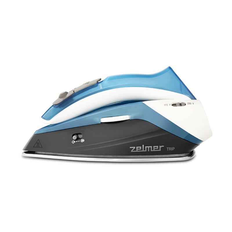 Zelmer ZIR0500 Dry & Steam iron Stainless Steel soleplate 1100 W Black Blue White