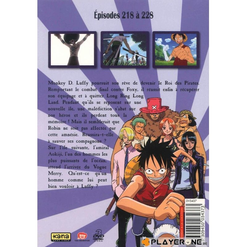 ONE PIECE DAVY BLACK FIGHT - Vol 3 (3DVD)
