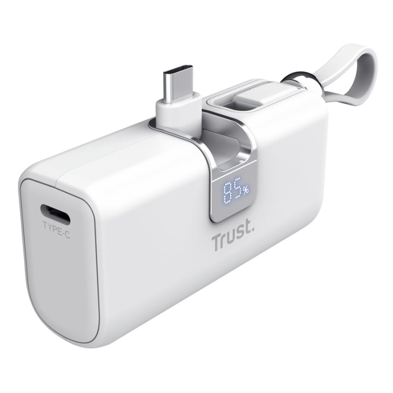 PACTO 5.000 MAH POWER BANK - WHITE