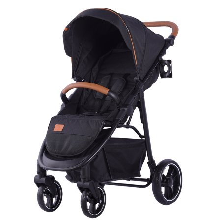 Babytrold - Malaga Stroller - Night black - 87 x 43 x 58 cm
