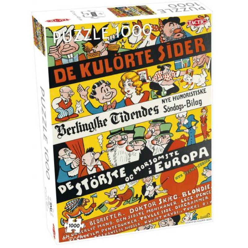 Tactic - Puzzle 1000 pc - Storm P - De Kulørte Sider