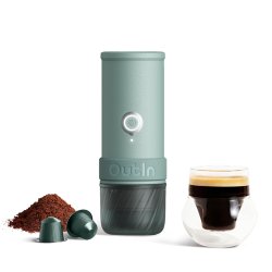 Outin OTEM-MO-01-AA-CG travel coffee maker Turquoise
