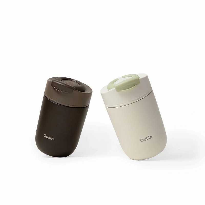 Outin OT-TUM-01-SW kubek podróżny 350 ml Sable Acier inoxydable