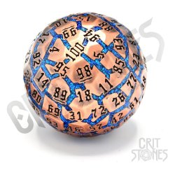 CritStones Metal Dice D100 Hextech Orb