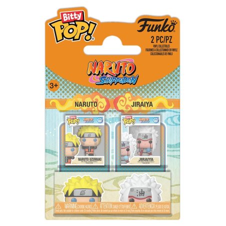 Naruto Bitty POP! Vinyl Figures 2-Pack Naruto & Jiraiya 2 cm