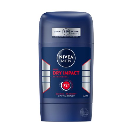 NIVEA MEN Dry Impact Deo Stick 50 ml Hommes Déodorant stick 1 pièce(s)