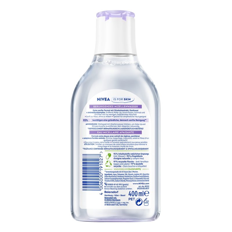 NIVEA Soothing eau micellaire 400 ml