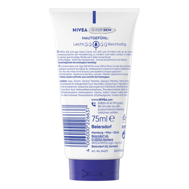 NIVEA Q10 Anti-Age Crème 75 ml Femmes