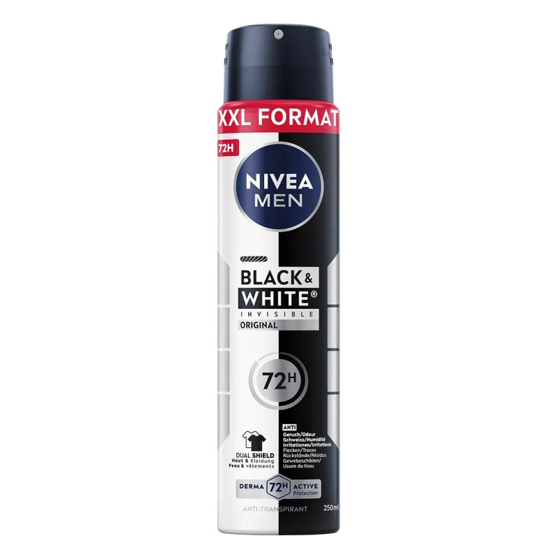 Nivea Men Deodorant Spray Black & White 250 Ml
