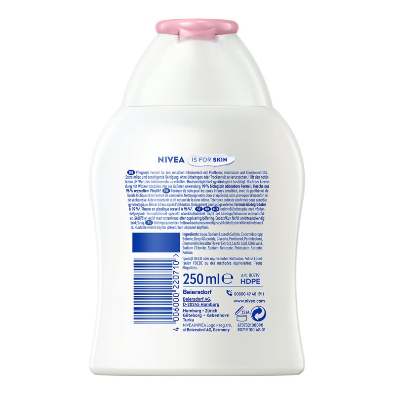 Nivea Intimo Sensitive Wash Lotion 250ml