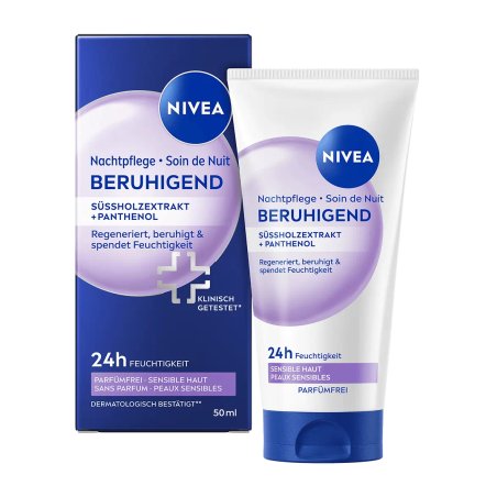 NIVEA Soothing Night cream Face, Neck All ages 50 ml