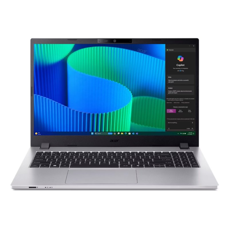 Acer TravelMate P2 TMP215-55-TCO Intel Core 5 120U Ordinateur portable 39,6 cm (15.6") Full HD 16 Go DDR5-SDRAM 512 Go