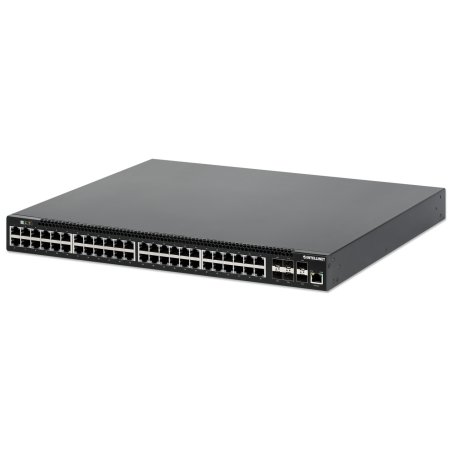 INTELLINET 54-P PoE Managed Switch 6x10GbE 850W