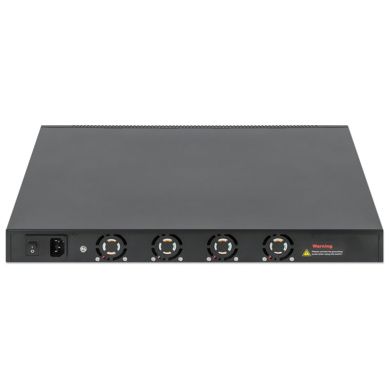 INTELLINET 54-P PoE Managed Switch 6x10GbE 850W